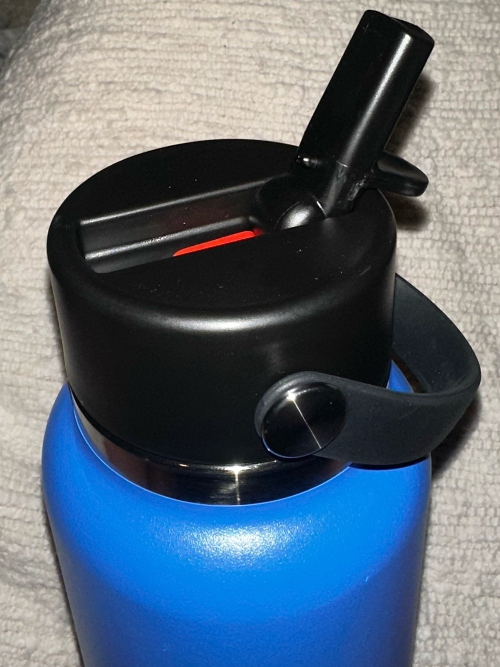 New Hydro Flask 32oz Wide Mouth Travel Bottle with Flex Straw Cap- Cascade Color - Picture 10 of 13